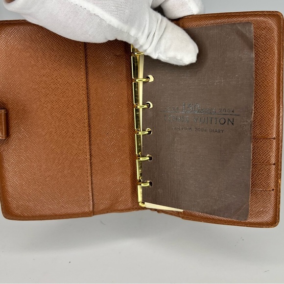 🤎Louis Vuitton Brown Monogram Small Ring Agenda Cover | PRELOVED!!🤎 - Picture 7 of 8